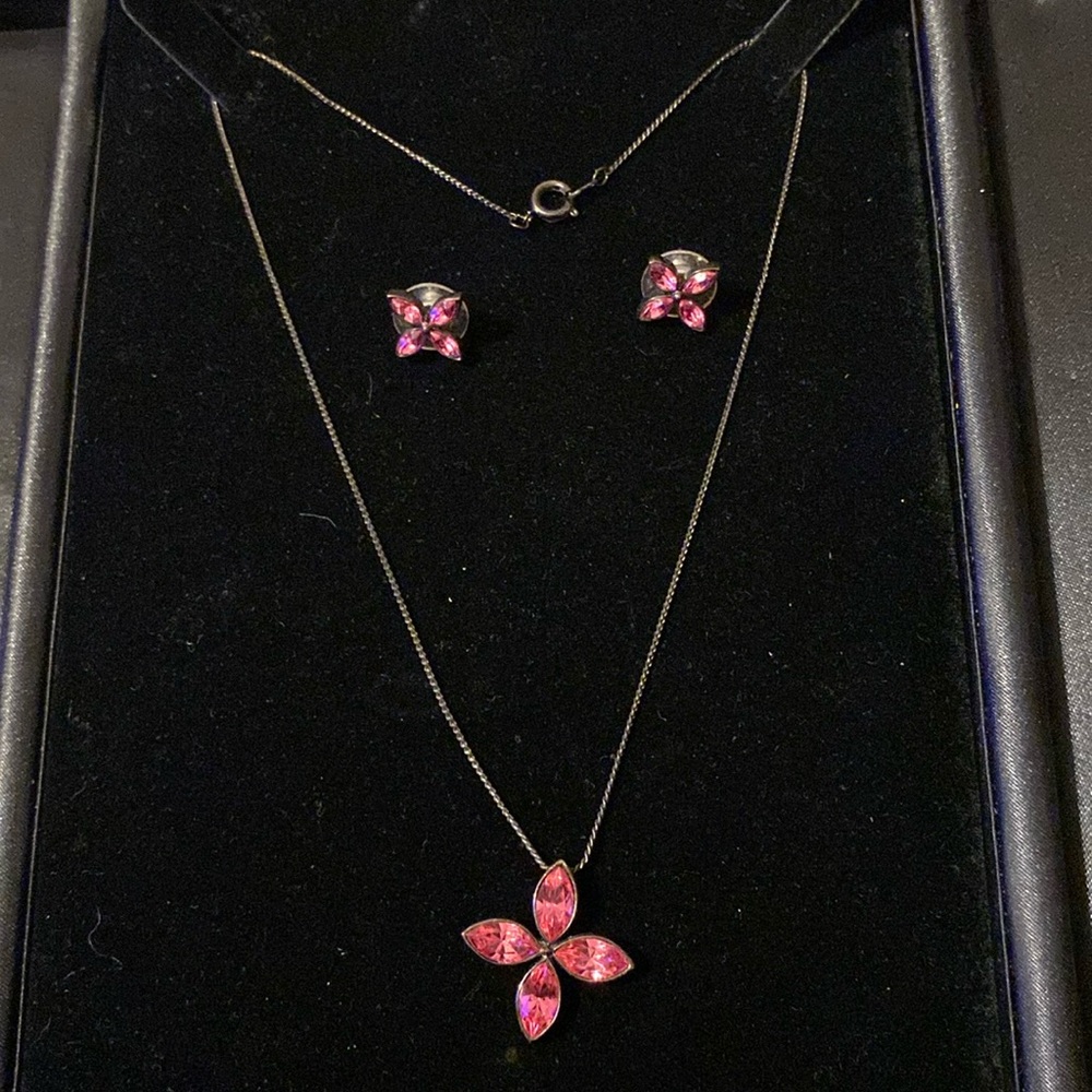 Necklace and earring set from a vintage boutique